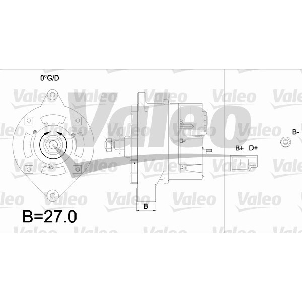 Слика на Алтернатор VALEO REMANUFACTURED PREMIUM 436264