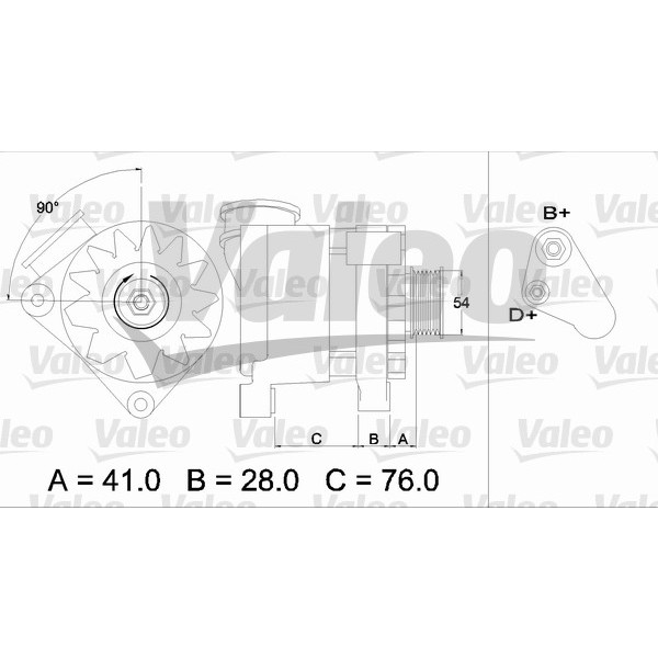 Слика на Алтернатор VALEO REMANUFACTURED PREMIUM 436334