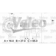 Слика 2 $на Алтернатор VALEO REMANUFACTURED PREMIUM 436344