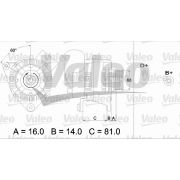 Слика 1 $на Алтернатор VALEO REMANUFACTURED PREMIUM 436388