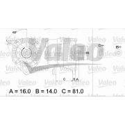 Слика 1 $на Алтернатор VALEO REMANUFACTURED PREMIUM 436389