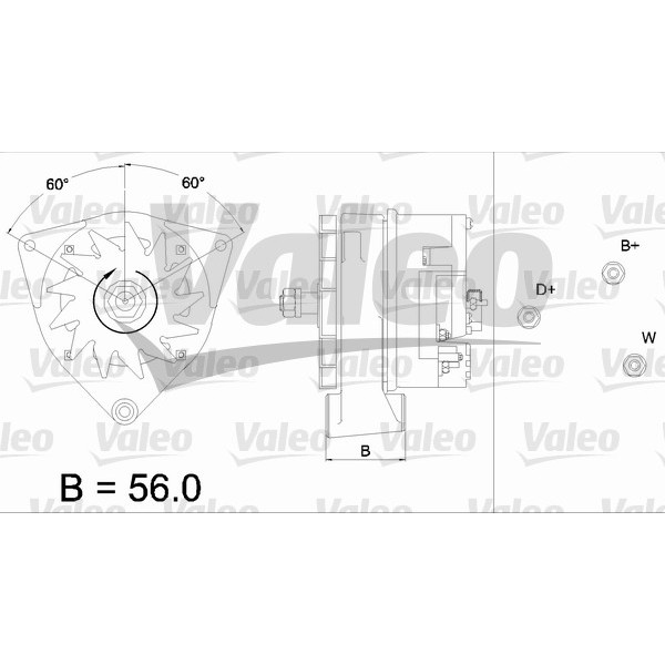 Слика на Алтернатор VALEO REMANUFACTURED PREMIUM 436420