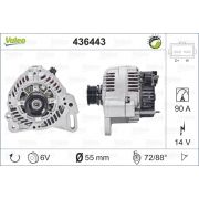 Слика 1 на Алтернатор VALEO REMANUFACTURED PREMIUM 436443