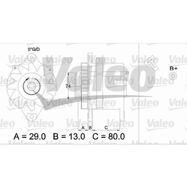 Слика на Алтернатор VALEO REMANUFACTURED PREMIUM 436505