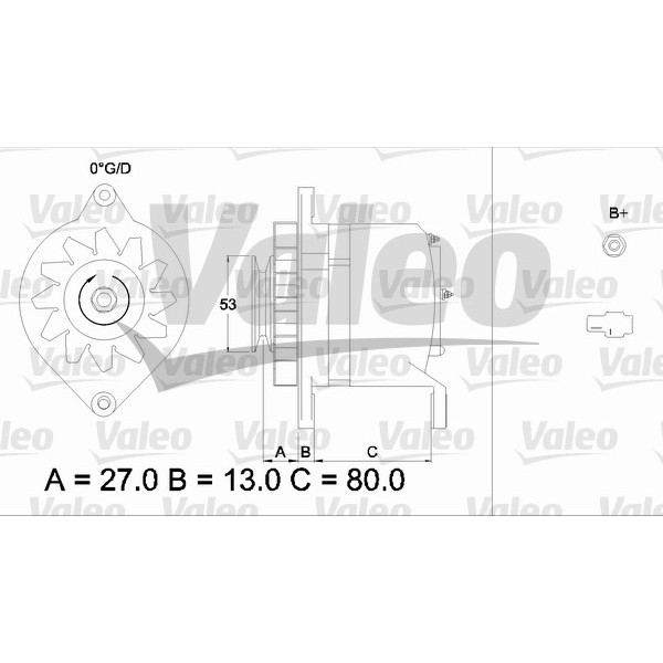 Слика на Алтернатор VALEO REMANUFACTURED PREMIUM 436507