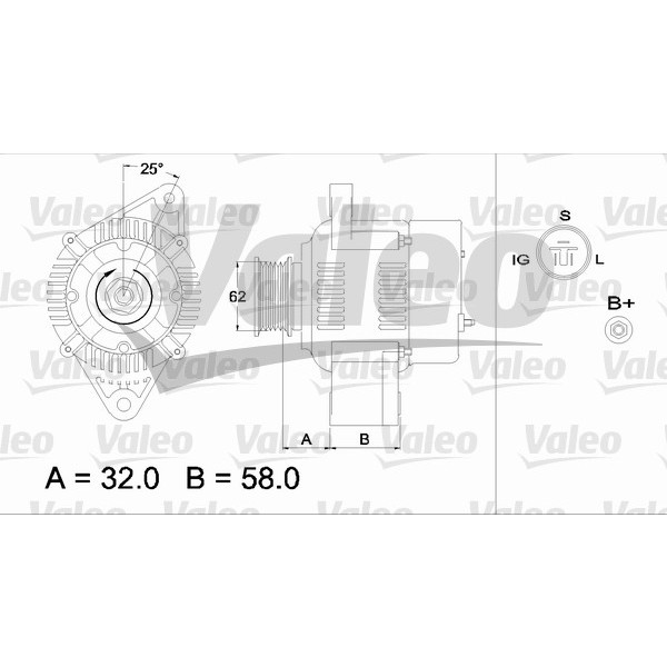 Слика на Алтернатор VALEO REMANUFACTURED PREMIUM 436536