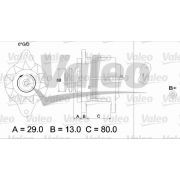 Слика 2 $на Алтернатор VALEO REMANUFACTURED PREMIUM 436551