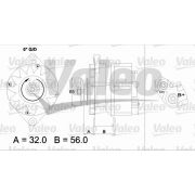 Слика 1 $на Алтернатор VALEO REMANUFACTURED PREMIUM 436727