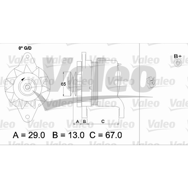 Слика на Алтернатор VALEO REMANUFACTURED PREMIUM 437162