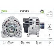 Слика 1 на Алтернатор VALEO REMANUFACTURED PREMIUM 437315