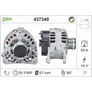 Слика 1 $на Алтернатор VALEO REMANUFACTURED PREMIUM 437340