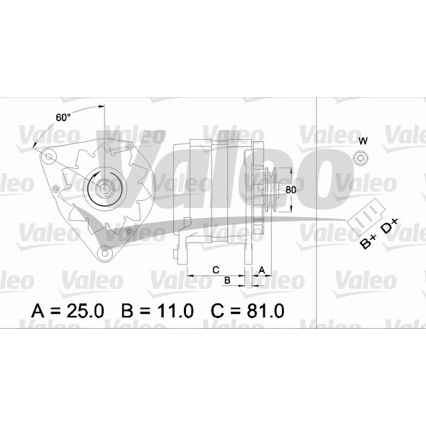 Слика на Алтернатор VALEO REMANUFACTURED PREMIUM 437381