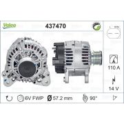 Слика 1 на Алтернатор VALEO REMANUFACTURED PREMIUM 437470