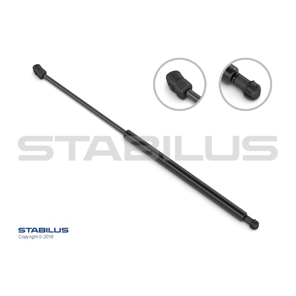 Слика на амортизер, хауба STABILUS //  INTER-STOP® 013177 за Saab 9-3 Saloon (YS3F) 1.9 TiD - 150 коњи дизел