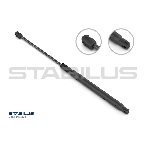 Слика на амортизер, хауба STABILUS //  LIFT-O-MAT® 221584 за Mercedes E-Class All-Terrain (S213) E 400 d 4-matic (213.227) - 340 коњи дизел