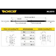 Слика 1 $на Амортизер за багажник MONROE ML5010