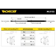 Слика 1 на Амортизер за багажник MONROE ML5123