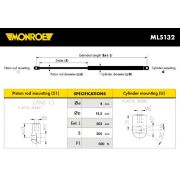 Слика 1 на Амортизер за багажник MONROE ML5132