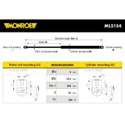 Слика 1 на Амортизер за багажник MONROE ML5154