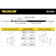 Слика 1 на Амортизер за багажник MONROE ML5222