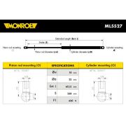 Слика 1 $на Амортизер за багажник MONROE ML5527