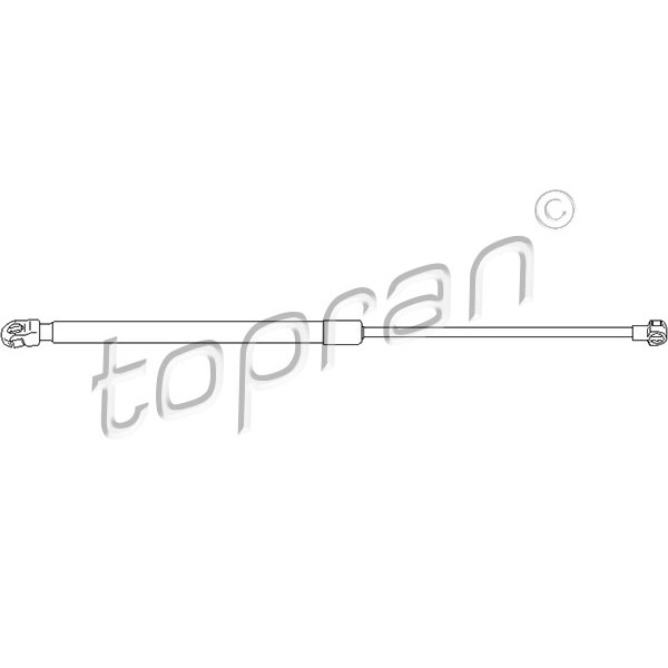 Слика на Амортизер за багажник TOPRAN 112 069 за VW Polo 4 (9n) 1.6 16V - 105 коњи бензин