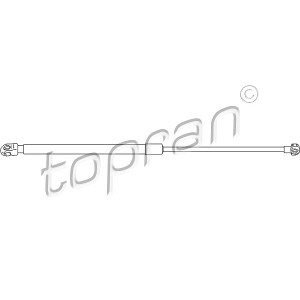 Слика на Амортизер за багажник TOPRAN 112 069 за VW Polo 4 (9n) 1.9 SDI - 64 коњи дизел