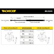 Слика 1 на Амортизер за хауба MONROE ML5345