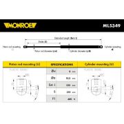 Слика 1 на Амортизер за хауба MONROE ML5349