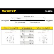 Слика 1 $на Амортизер за хауба MONROE ML5438