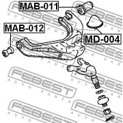 Слика 2 на Амортизер FEBEST MD-004