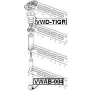 Слика 2 $на Амортизер FEBEST VWD-TIGR