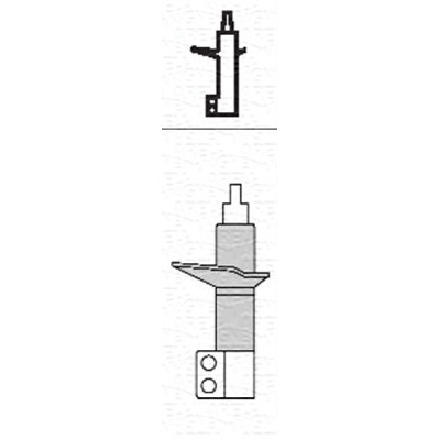 Слика на Амортизер MAGNETI MARELLI 350771070700 за Fiat Tempra 159 1.6 i.e. (159.AJ) - 87 коњи бензин