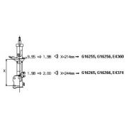 Слика 4 на Амортизер MONROE ORIGINAL (Gas Technology) G16255