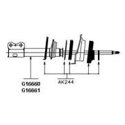 Слика 4 $на Амортизер MONROE ORIGINAL (Gas Technology) G16660
