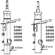 Слика 2 $на Амортизер MONROE ORIGINAL (Gas Technology) G8205