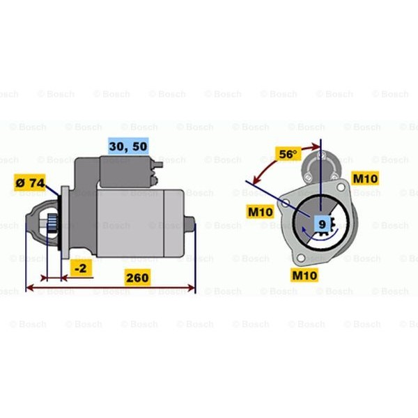 Слика на Анласер BOSCH 0 001 218 157