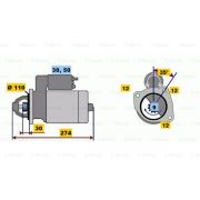 Слика 1 $на Анласер BOSCH 0 001 218 167