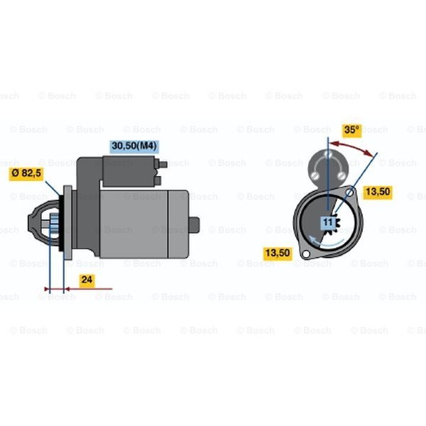 Слика на Анласер BOSCH 0 001 362 035