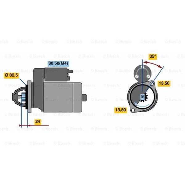 Слика на Анласер BOSCH 0 001 362 072