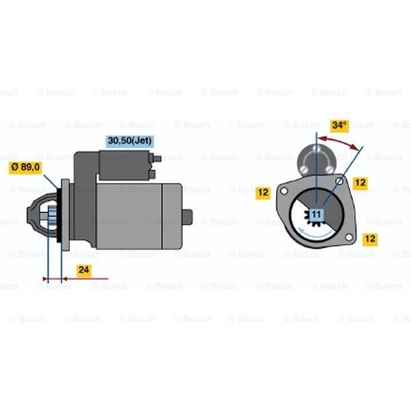 Слика на Анласер BOSCH 0 001 368 305