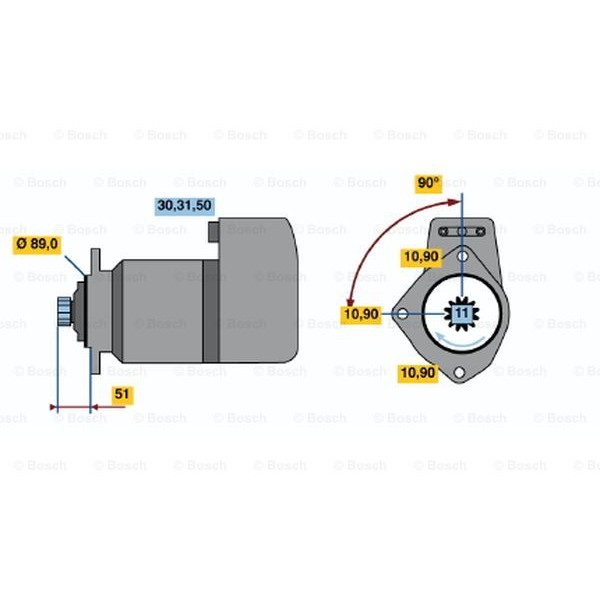 Слика на Анласер BOSCH 0 001 416 033