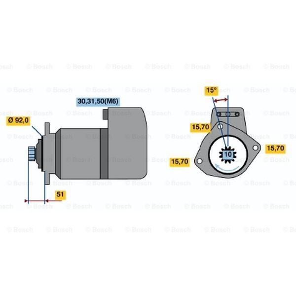 Слика на Анласер BOSCH 0 001 416 046