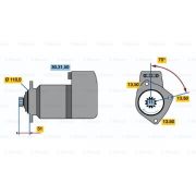 Слика 1 на Анласер BOSCH 0 001 416 062