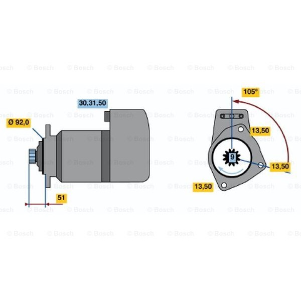 Слика на Анласер BOSCH 0 001 416 074