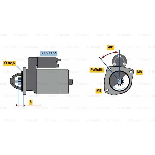 Слика на Анласер BOSCH 0 986 010 660