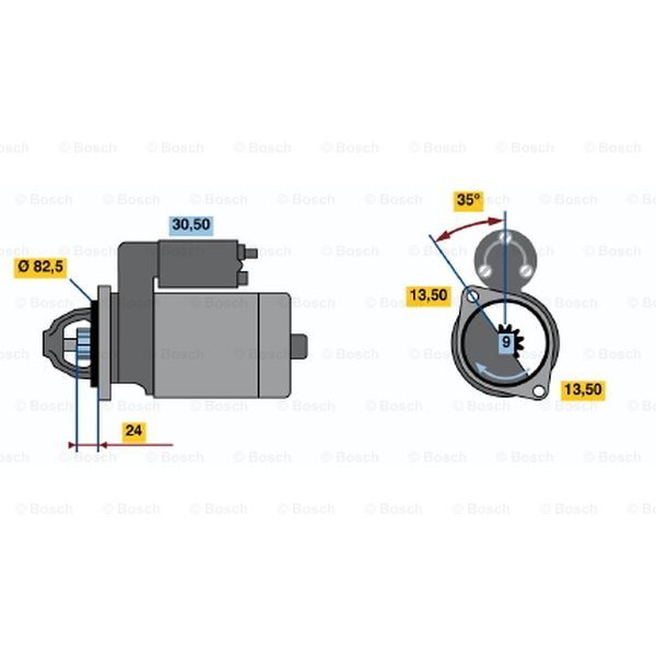 Слика на Анласер BOSCH 0 986 011 010