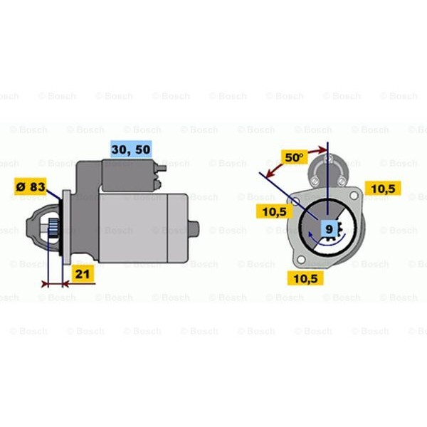 Слика на Анласер BOSCH 0 986 011 070