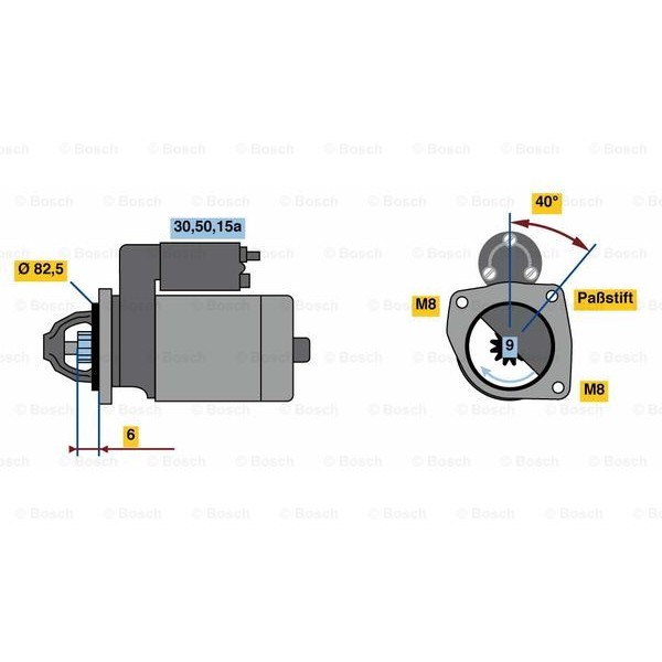 Слика на Анласер BOSCH 0 986 012 570