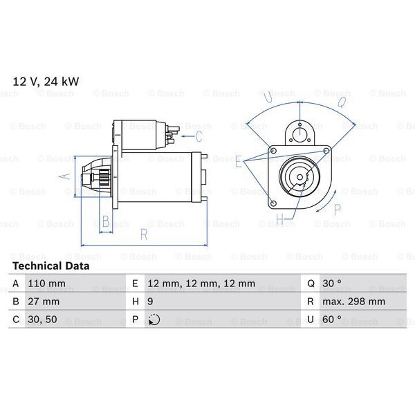 Слика на Анласер BOSCH 0 986 012 670